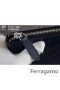 Ferragamo custodia portafoglio blu scuro
