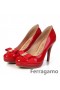 Ferragamo rosso tacco alto 270