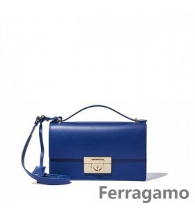 Salvatore Ferragamo Medio Gancio Serratura Borsa a Tracolla Vendita Online SFS-UU158