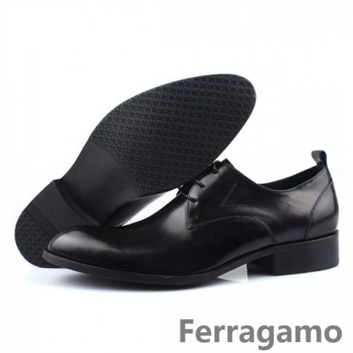 Ferragamo Alicante Ving Sko Svart