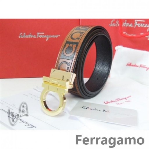 Ferragamo Justerbar Gancio Vara Spenne Beltet I 85CM-105CM Størrelser MW050