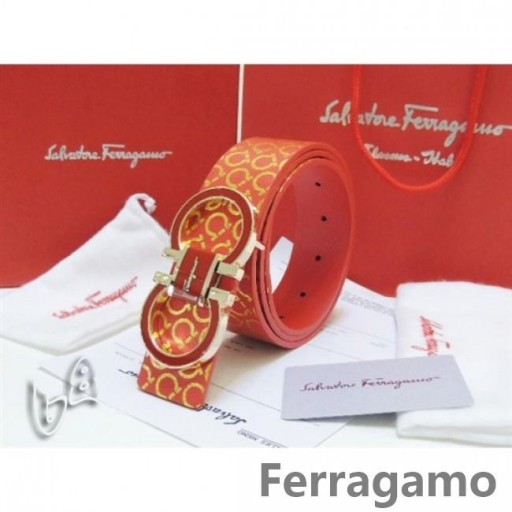 Ferragamo Justerbar Gancio Vara Spenne Beltet I 85CM-105CM Størrelser MW128