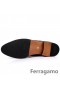Ferragamo Caesy Svart Oxfords Sko