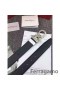 Ferragamo Svak Monster skinn belte med dobbel gancini spenne GM011