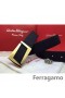 Ferragamo Svak Monster skinn belte med dobbel gancini spenne GM117