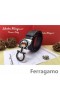 Ferragamo Svak Monster skinn belte med dobbel gancini spenne GM139