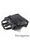 Ferragamo Skinn Logo, Silketrykk Messenger Bag