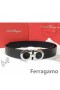 Ferragamo Justerbar Gancio Vara Spenne Beltet I 85CM-105CM Størrelser MW042