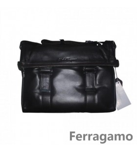 Ferragamo Skinn Hickory Store Messenger Bag