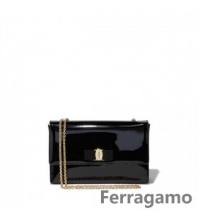 Salvatore Ferragamo Middels Vara Flap Bag Salg Online SFS-UU110