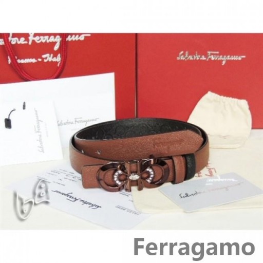 Regulowany pasek Ferragamo Gancio Vara Z klamrą W rozmiarach 85-105 cm MW069