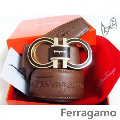Regulowany pasek Ferragamo Gancio Vara Z klamrą W rozmiarach 85-105 cm MW190