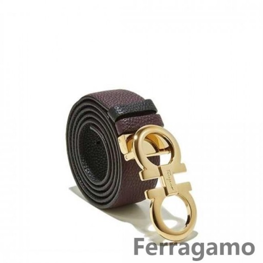 Sprzedaż Dużego Podwójnego Paska Gancio Salvatore Ferragamo SFS-UU235