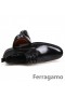 Lakierowane buty-Оксфорды Ferragamo Aiden koloru Czarnego