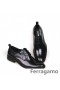 Lakierowane buty-Оксфорды Ferragamo Aiden koloru Czarnego