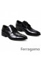 Buty Ferragamo Torrent sznurowane Czarny