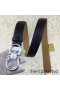 Regulowany pasek gancini z cielęcej skóry Ferragamo original edition OE018