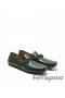Mokasyny Marki Salvatore Ferragamo Z Перекрещивающимся Paskiem