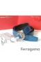 Regulowany pasek Ferragamo Gancio Vara Z klamrą W rozmiarach 85-105 cm MW031