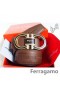 Regulowany pasek Ferragamo Gancio Vara Z klamrą W rozmiarach 85-105 cm MW190