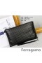 Wyprzedaż czarne męskiego portfela Ferragamo pouch