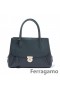 Salvatore Ferragamo East West Fiamma Tote Sprzedawane Online SFS-UU141