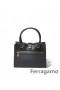 Salvatore Ferragamo Small Gancio Lock Tote Sprzedawane Online SFS-UU194