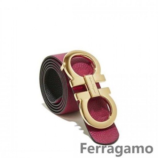 Salvatore Ferragamo Supradimensionate Dublu Gancio Centura de Vânzare SFS-UU222