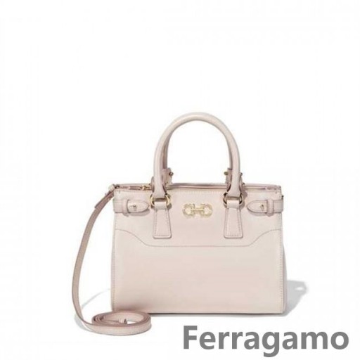Salvatore Ferragamo Dublă Mică Gancio Tote Vânzare On-line SFS-UU196