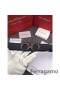 Ferragamo Blând Monstru curea din piele cu dublu gancini catarama GM009