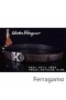 Ferragamo Blând Monstru curea din piele cu dublu gancini catarama GM026