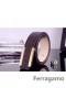 Ferragamo Blând Monstru curea din piele cu dublu gancini catarama GM054