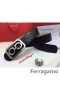 Ferragamo Blând Monstru curea din piele cu dublu gancini catarama GM070