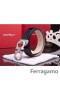 Ferragamo Blând Monstru curea din piele cu dublu gancini catarama GM094