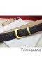 Ferragamo Blând Monstru curea din piele cu dublu gancini catarama GM109