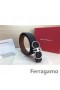 Ferragamo Blând Monstru curea din piele cu dublu gancini catarama GM178