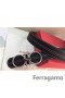 Ferragamo Blând Monstru curea din piele cu dublu gancini catarama GM178