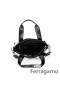 Ferragamo Geanta Messenger Negru Vânzare-LEA-S903