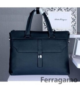 Ferragamo Granulat Servieta Sac Albastru-LEA-S912