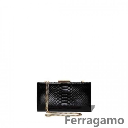 Salvatore Ferragamo Zarámované Spojka Predaj Online