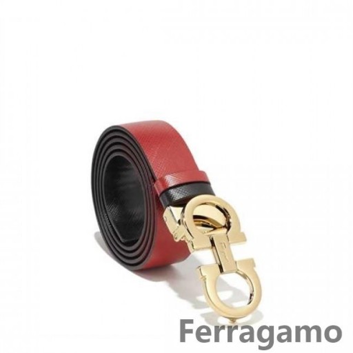 Salvatore Ferragamo Stredné Dvojité Gancio Pás Predaj SFS-UU230