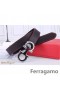 Ferragamo Jemné Monster kožený opasok s double gancini pracky GM006