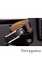 Ferragamo Jemné Monster kožený opasok s double gancini pracky GM032