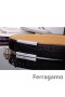 Ferragamo Jemné Monster kožený opasok s double gancini pracky GM032