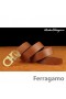 Ferragamo Mimoriadne Vydanie Nastaviteľné Kožené Dvojité Gancini Pracky Pásu