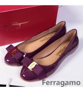 Ferragamo Varina Ploché Topánky Červená