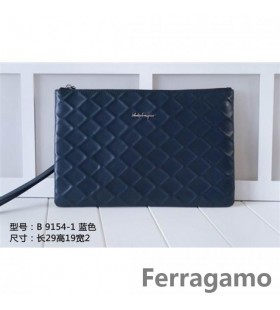 Ferragamo puzdro, peňaženku námornícka modrá vysokej kvality