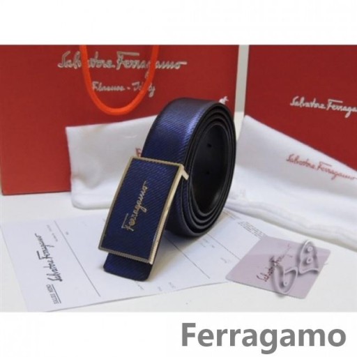 Ferragamo 조정가능한 Gancio Vara 버클 벨트에 85CM-105CM 크기 MW024