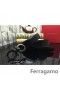 Ferragamo 괴물의 부드러운 가죽 벨트 더블 gancini 버클 GM163