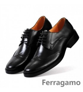 Ferragamo Aramix 메달-옥스포드 발가락 블랙